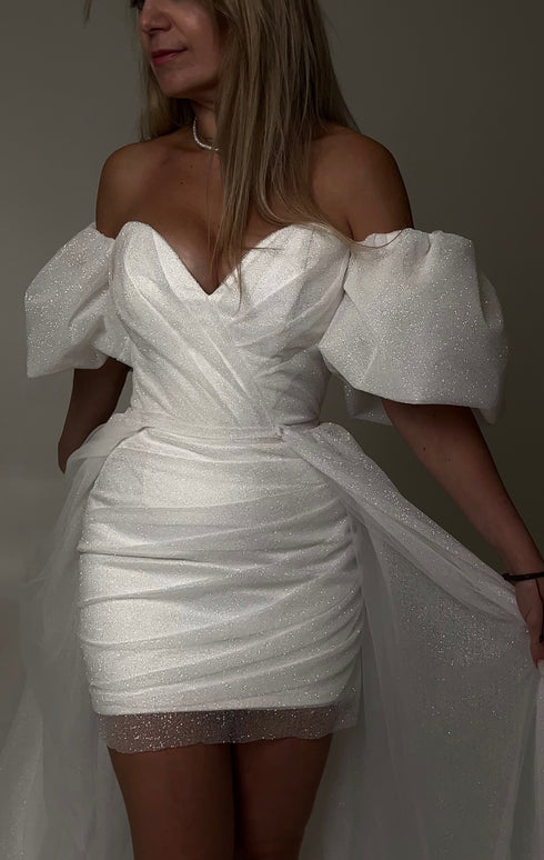 Short bridal shower dress